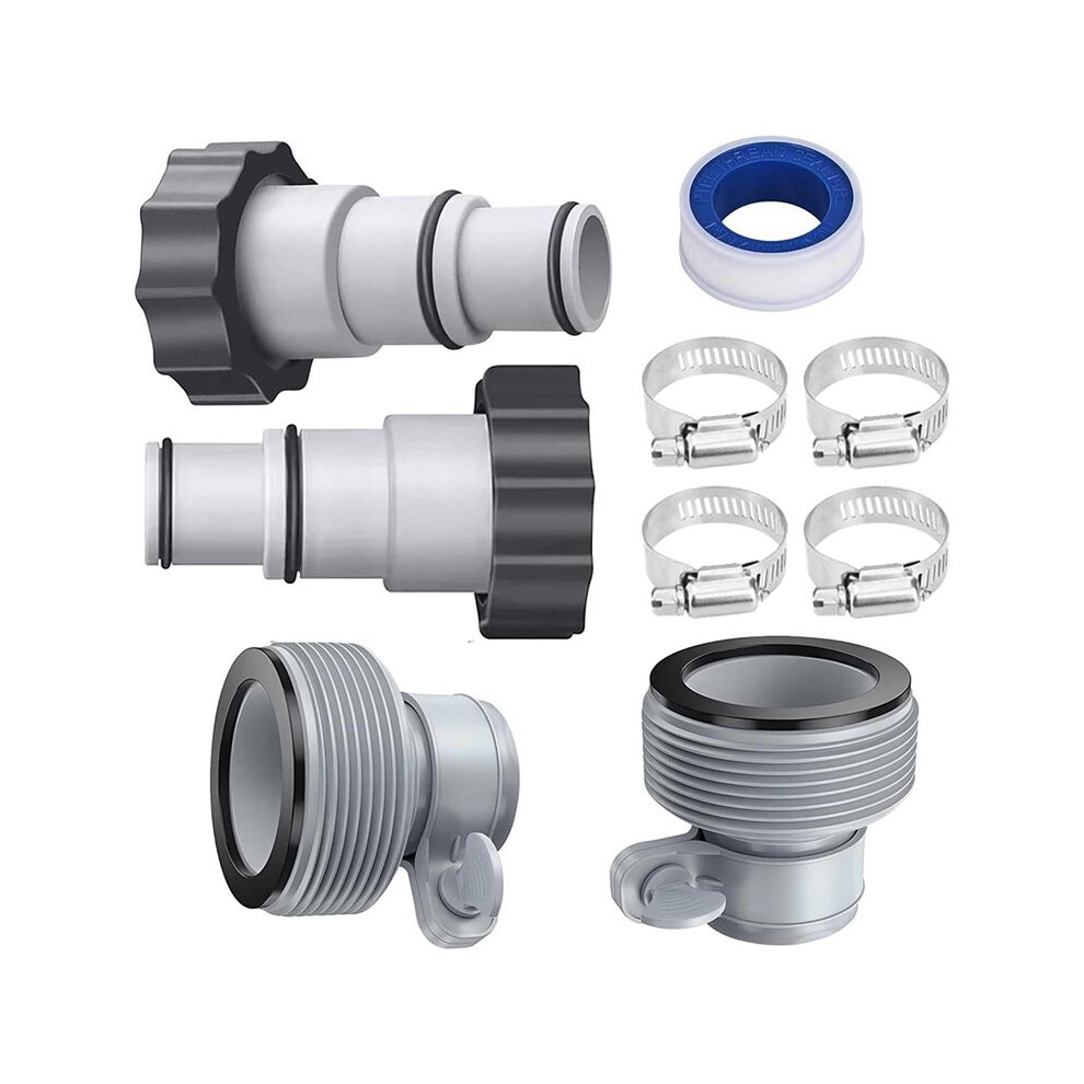 Pool Hose Adapter For Above Ground Pools Pump Reducer Connector Compatible With Sand Filters,Saltwater Systems 4713858193287