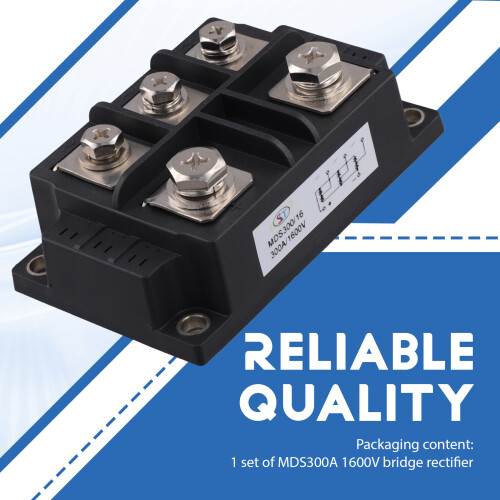 MDS300A 1600V Three-Phase Bridge Rectifier Module Bridge Rectifier 1