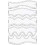5 Pcs Acrylic Wave Ruler Quilting Stencils DIY Drawing Template Measure Tailor Ruler Soft Patchwork Ruler 1