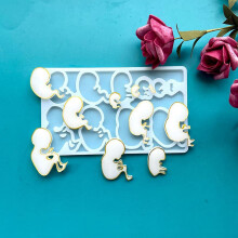 FöTus Entwicklung im Oktober Wachstum Epoxid Harz Form Silikon Form Mach Es Selbst Handwerk Schmuck Form Transparente Formen