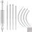 Piercing Taper Insertion Tool Piercing  Grabber Tool Kit 14G 16G 18G 20G Body Piercing Changing Tool 2