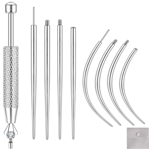 Piercing Taper Insertion Tool Piercing  Grabber Tool Kit 14G 16G 18G 20G Body Piercing Changing Tool 1