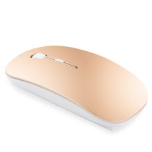 Souris Sans Fil pour Surface Go Pro X Souris Silencieuse Rechargeable pour Surface Pro (Doré)