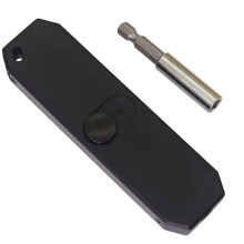 Pocket-Sized Multi-Tool for Outdoor and Everyday Carry, Aluminum Alloy Black