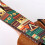 5X Justerbar Mjuk Polyester Gitarr Ukulele Gitarr Akustisk Bas Axelrem Bältesband Krokband 6