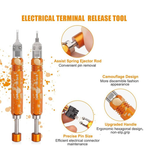 2pack for  Pin Extractors Terminal Release Tool Kit for  MX3.0 Male/Female Terminals Extraction Tool 2