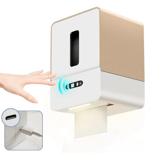 Automatic Paper Towel Dispenser Touchless for Kitchen Bathroom Wall Under Counter Mount Auto Cabinet 1