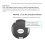 2Pcs 433MHz Copy Remote Control 4 Buttons Round Cloning RF Wireless Transmitter for Gate Garage Door Light 6