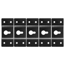 DIY Audio Sound Box Speaker Wall Mount Iron Hook Hanger Plate 5PCS