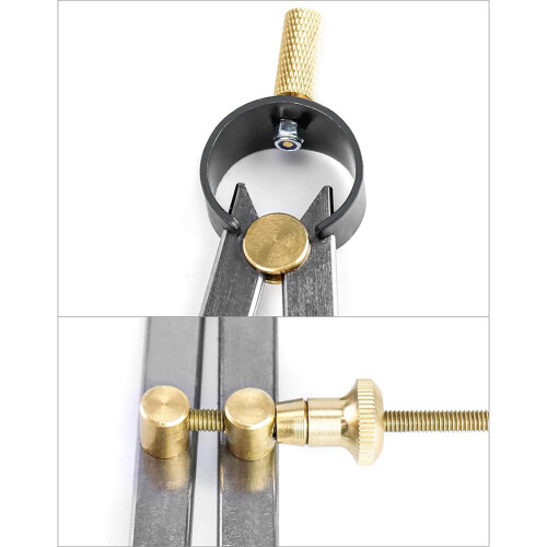 Flat Leg Spring Dividers Calipers, 12inch Precision Divider for Geometry, Drawing, Drafting 2