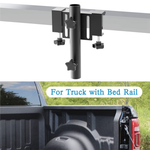 Support de Mât de Drapeau pour Plateau de Camion, Sans Perçage 2