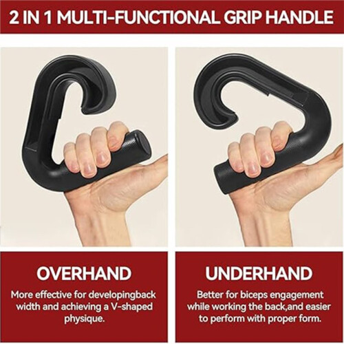 Neutral Grip Pull  Handles 45 Grips for Relieve Wrist Stress - Non-Slip Pull  Grips - for Pull-Ups Deadlifts 1