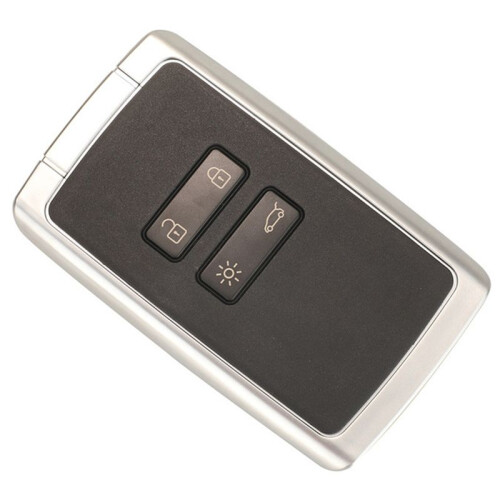 Suitable for 4-Button   Remote Control Car Key 434mhz-4A Chip Silver Back Flat 2
