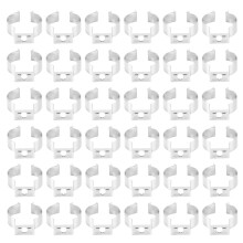 120Pcs T8 LED Light Bulbs U Clips Holder Fluorescent Tube Lamp Bracket