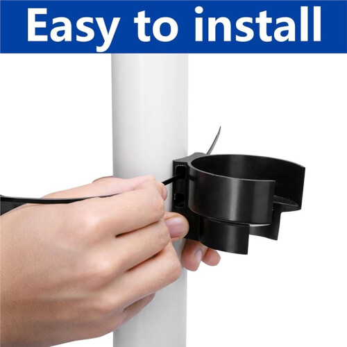 1 Set Poolventilfäste, Halkfri Poolslangsstöd för Ovanmarkspooler 2
