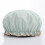 4 Pack Waterproof Reusable Shower Cap, Elastic Bathing Shower Hat Double Layers Bathing Hair Cap Bath Cap 5