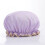 4 Pack Waterproof Reusable Shower Cap, Elastic Bathing Shower Hat Double Layers Bathing Hair Cap Bath Cap 6