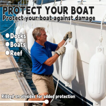 Boat Fenders Inflatable Marine Boat  with Lines Needle and Pump for Twin Eyes Boat  Bumpers