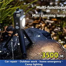 Portable Camping Light Adjustable LED Camping Lantern Multifunctional Portable Work Light for Outdoor Power Outages A