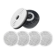 6er-Pack Verbesserte Ersatzbürstenpads für Dampfmopps der Serien für  S8201/S8001/S7201/S7000