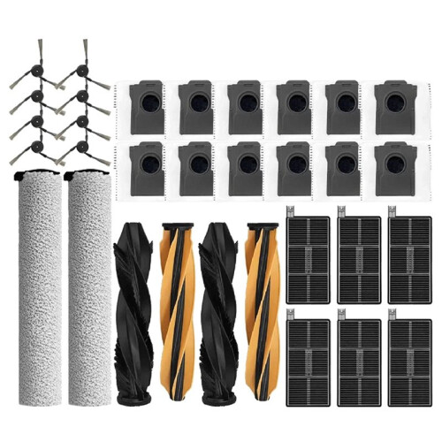 32PCS Compatible for Mova Z60 Ultra Roller Complete Accessories Main Brush Dust Bag Filter Replacement Parts