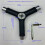 Multi-Function Skate Y-Tool, Portable Skateboard Wrench Tool with Allen Key Screwdriver for Skateboard Maintenance Black 6