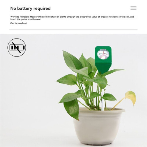 Garden Plant humidity Meter Pot analyzer Square soil detector Soil moisture meter Soil Acidity Test tools 2