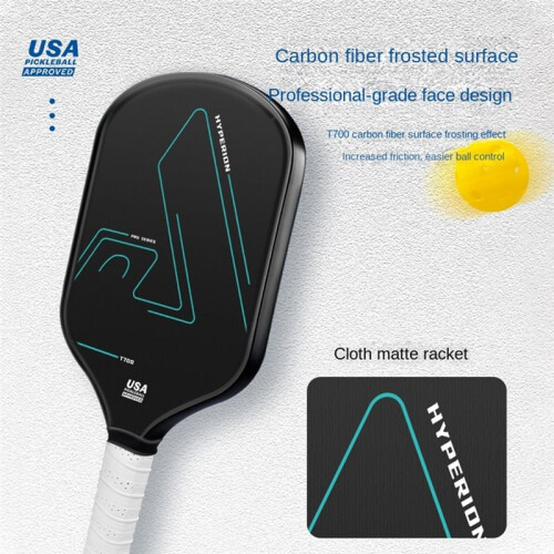 Pickleball Racketset - T700 Professioneel Racket van Wedstrijdkwaliteit, Rood 2