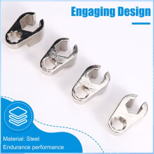 Open-End Hex Wrench Oxygen Sensor Socket Wrench Fuel Pipe Removal Wrench Repair Tools 17mm 19mm 22mm 24mm