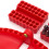 Denture Screwdriver Bit Organizer Holder with Magnetic Base,Drill Bit Holder with 32Pcs Bits and 1 Extension Socket 2