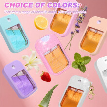 3Pcs Hand Sanitizer Spray Case Compatible,Design Silicone Hand Sanitizer Case Holder for Touch Land Mist Case 1FL. OZ