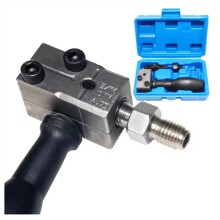 3/16in Double Flaring Tool Metal Handheld Brake Double Tool for Motorcycle Automotive Truck Brake Flaring Tool