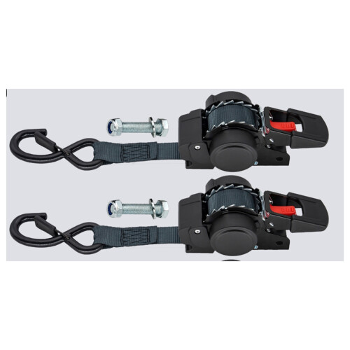 Automatic Adjustable Double-Hook Tensioner Binding Strap - High-Quality Truck Cargo Fixation and Tightening Rope 1