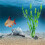 Piante di Plastica Decorative Artificiali per Acquario nel Plastica da 60 Pezzi (60 Pezzi Verde) 8
