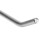 100 x Slatwall Single Hook Pin Shop Display Fitting Hanger Hanger 100mm 6