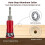 Quick-Adjust Countersink Drill Bit Set with Aluminum Stop Collar, 5 Replaceable HSS M2 Bits and A Wrench 3