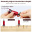 Quick-Adjust Countersink Drill Bit Set with Aluminum Stop Collar, 5 Replaceable HSS M2 Bits and A Wrench 5