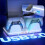 Thermal Charging Dock för PS5/Slim/PRO Console Universal Multi-Function Charging Dock för PS5 RGB Lighting Stand 5