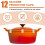 Dutch Oven Lid Protector Clips,Silicone Cookware Protector,Plastic Pan Protective Clips,Pot Bumpers Lifter Accessories 2