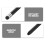 5 Penne Stilo Capacitive Universali per Schermi Touch Screen, con Doppia Punta In Gomma, per Cellulari e Tablet. 4