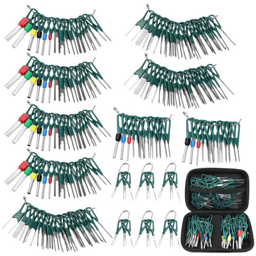 Terminal Removal Tool Kit 172Pcs Depinning Tool Electrical Connector Pin Removal Tool Kit Pin Extractor Tool Set 2