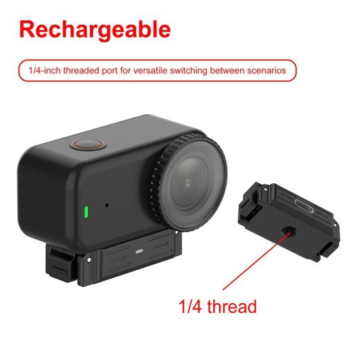 Base Adaptadora Magnética de Carregamento com Liberação Rápida e Rosca de 1/4 Polegadas para Montagem de Câmera, Compatível com Acessórios para 2