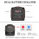 Dual Battery Isolator 12V 140A Digital Voltage Sensitive Relay VSR Split Charge System för Campare Bil RV 4