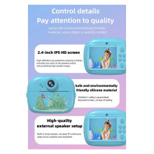 HD Print Camera Cute Interesting Thermal Paper Instant Print Photo Video Outdoor Travel Camera Support Memory Card
