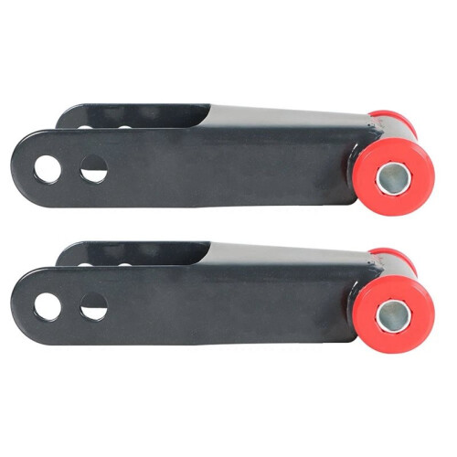 2" Rear Drop Shackles 712120 Leaf Spring Shackle Lowering Kit for Silverado 1500 2019-2025 2