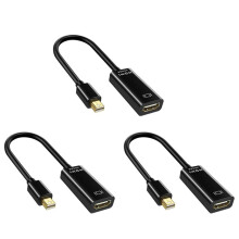 3X Display Port Till Adapter DP Kabel för 2 Converter för Air 13 Surface Pro 4