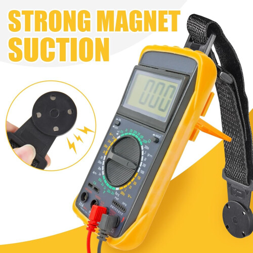 4 Sets Magnetic Hanging Strap Compatible with Hanging Loop Strap Magnet Kit Instruments Multimeter Accessories 2