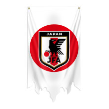 (Japan) 2026 World Cup Flag 70x130cm Wall Hanging Banner Sports Fan Cheering Home Party Decor