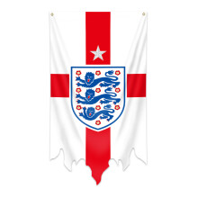 (England) 2026 World Cup Flag 70x130cm Wall Hanging Banner Sports Fan Cheering Home Party Decor