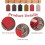 48 Pcs Leather Key Fob Kit, Rectangular Keychain Blanks, PU Key Chain, Stamping DIY Crafts 6